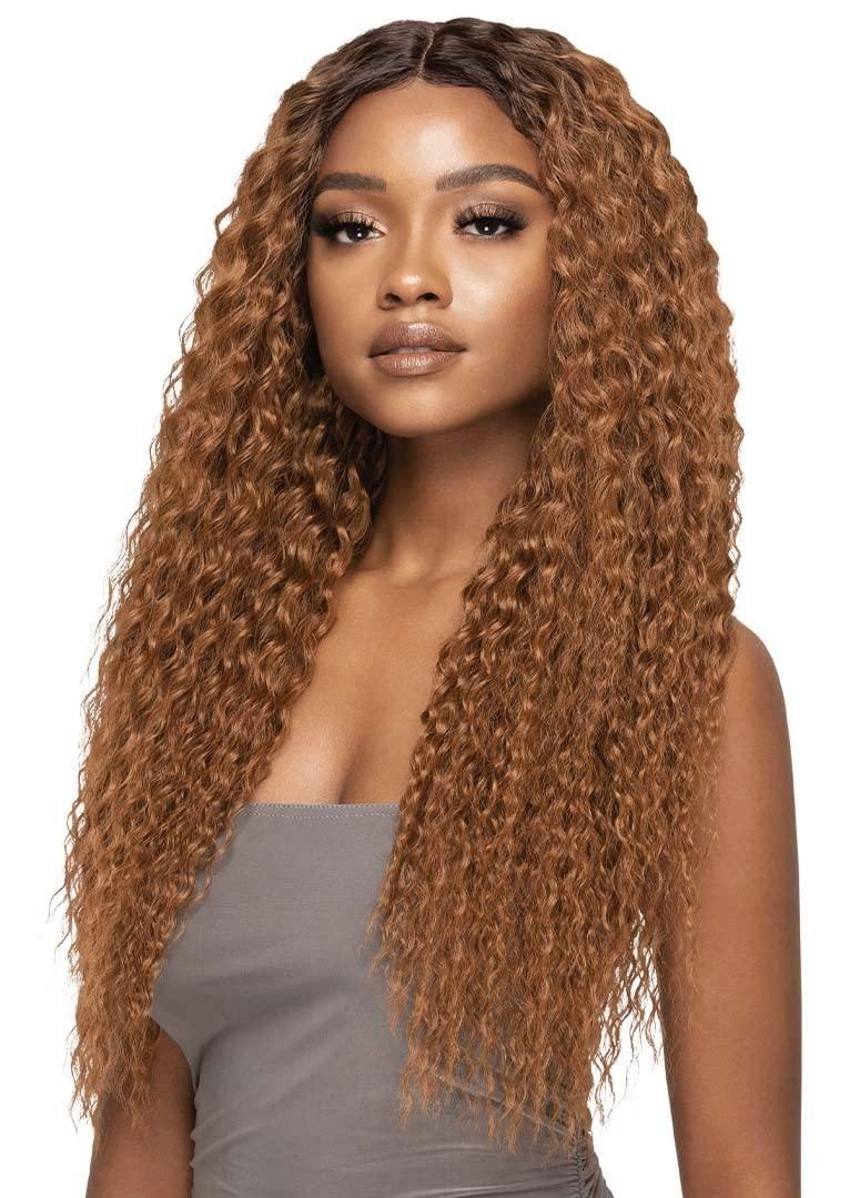 Outre Outre Purple Pack Brazilian Bundle Weaves Single Collection Yaki Wavy Style Human Hair Blend - WET&WAVY SUPER CURL 24 Inch (VANILATBAL)