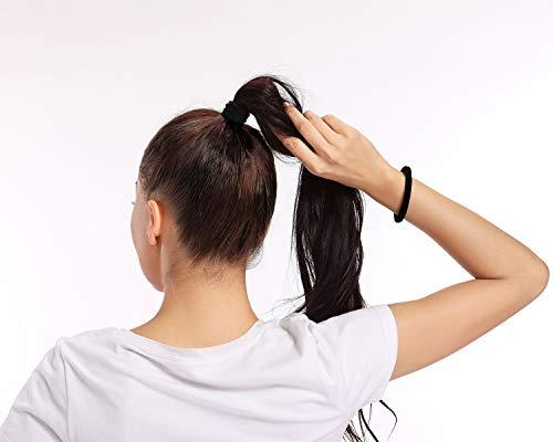 AwEx AwEx Extra Large,7 inches (180 mm),Seamless Hair Bands,30 PCS, No Break,Long Hair Ties,XL Hair Elastics,X-Large Ponytail Holder