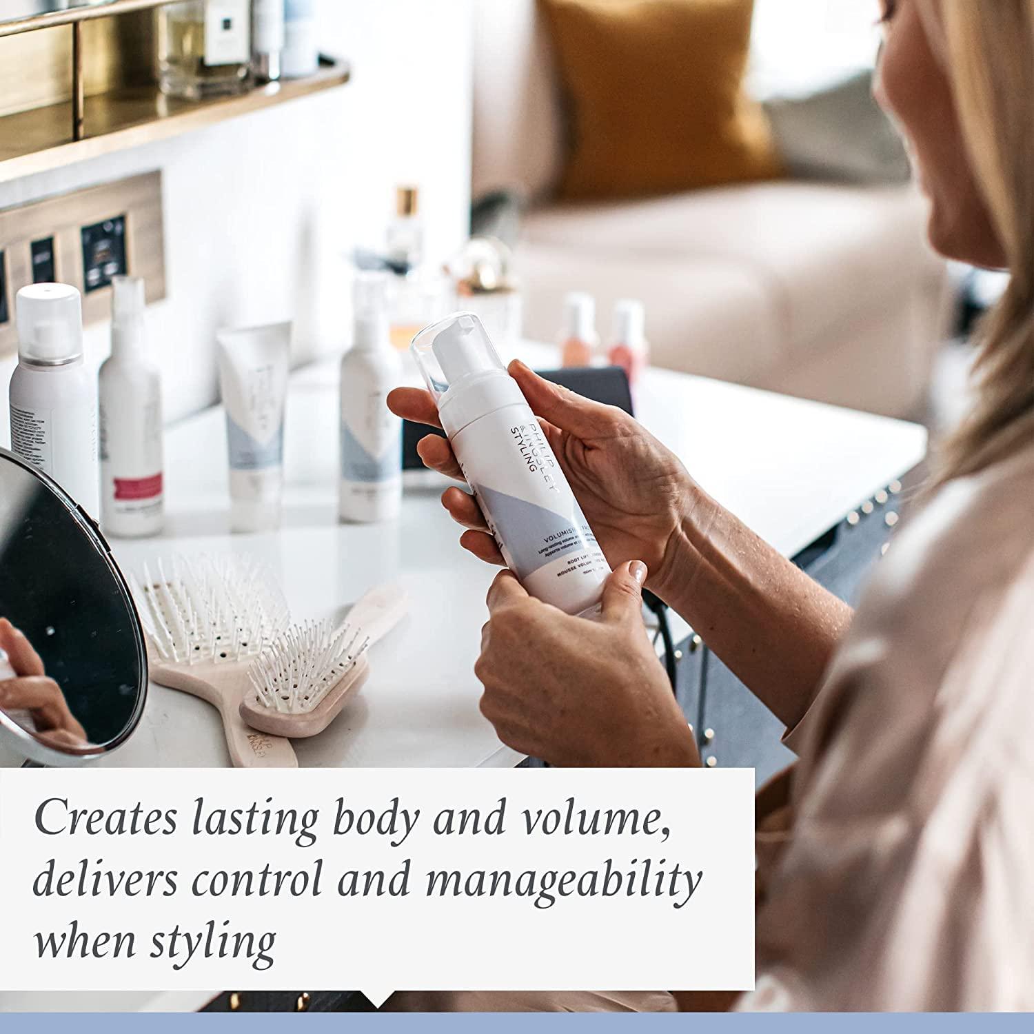 PHILIP KINGSLEY PHILIP KINGSLEY | Volumizing Froth Styling Mousse | Root Lifting Moose | Long-Lasting Volume and Lift with Medium Hold | 11.69oz