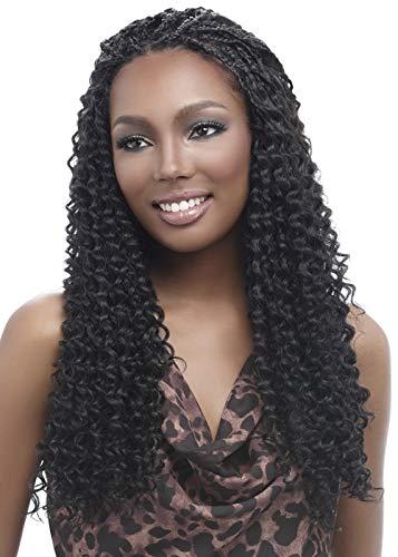 Harlem 125 Harlem125 Synthetic Crochet Hair Kima Braid - BRAZILIAN TWIST 20" (4 Medium Brown)