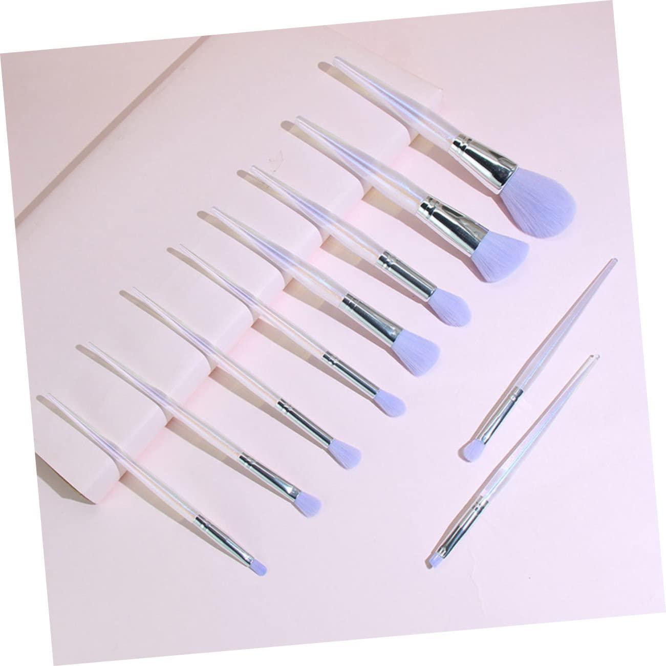 minkissy minkissy Make up Kits Women 10pcs Makeup Brushes Set Blush Brush Professional Makeup Brush Compact Size for Travel