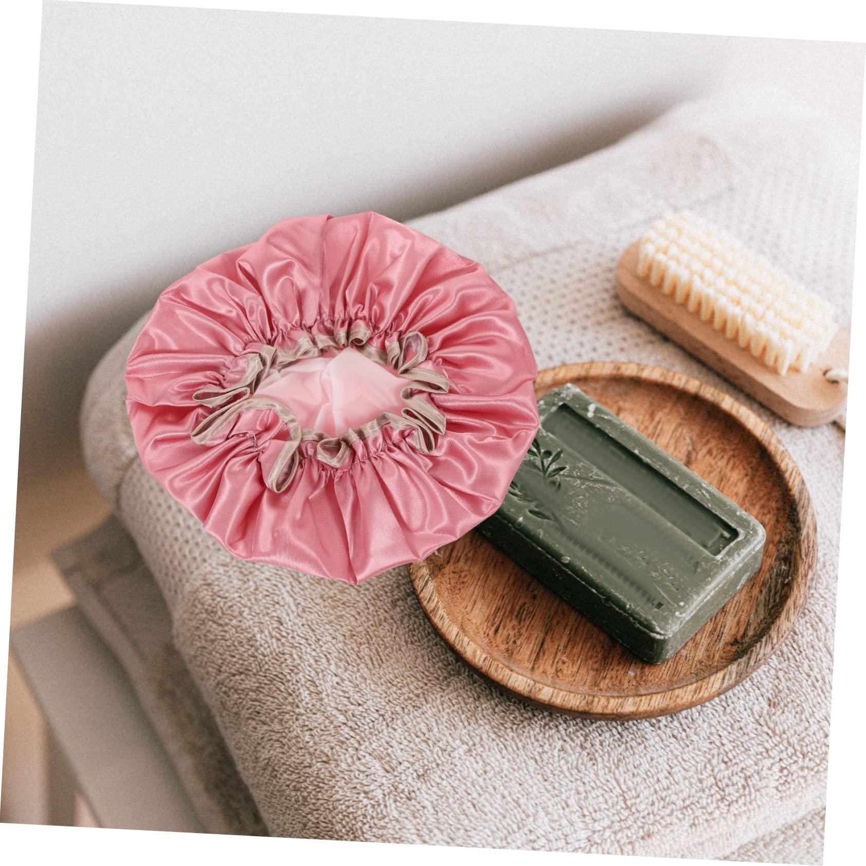 NOLITOY NOLITOY 6 Pcs Double Layer Waterproof Shower Cap Double Layer Bath Hats Women Shower Caps Hair Protection Caps Bath Caps Travel Bath Cap Breathable Hair Caps Decorative Shower Caps