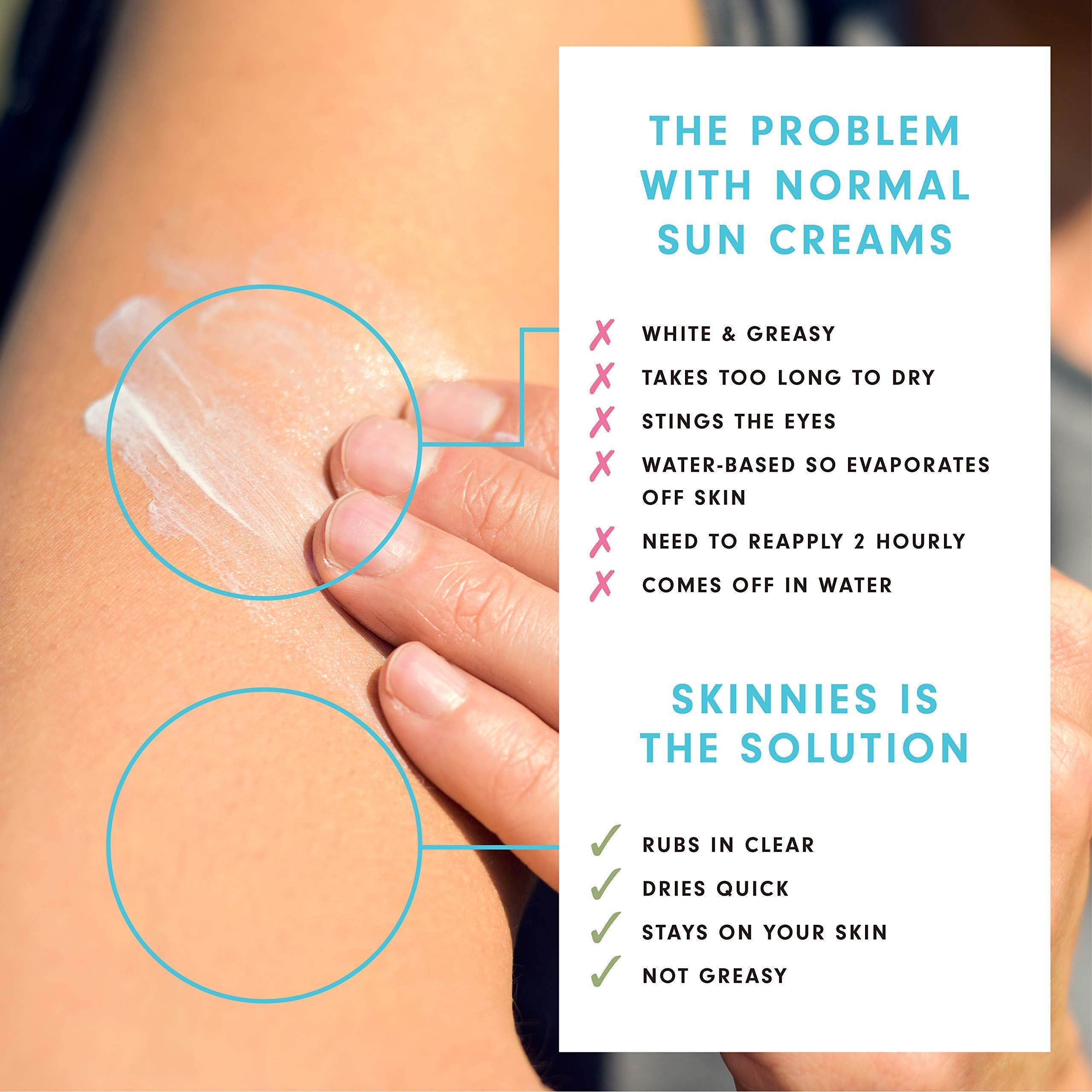 Skinnies Skinnies 100ml SPF50+ CONQUER, Sungel Sun Cream, Broad Spectrum, Reef Safe, Water Resistant 4 hours