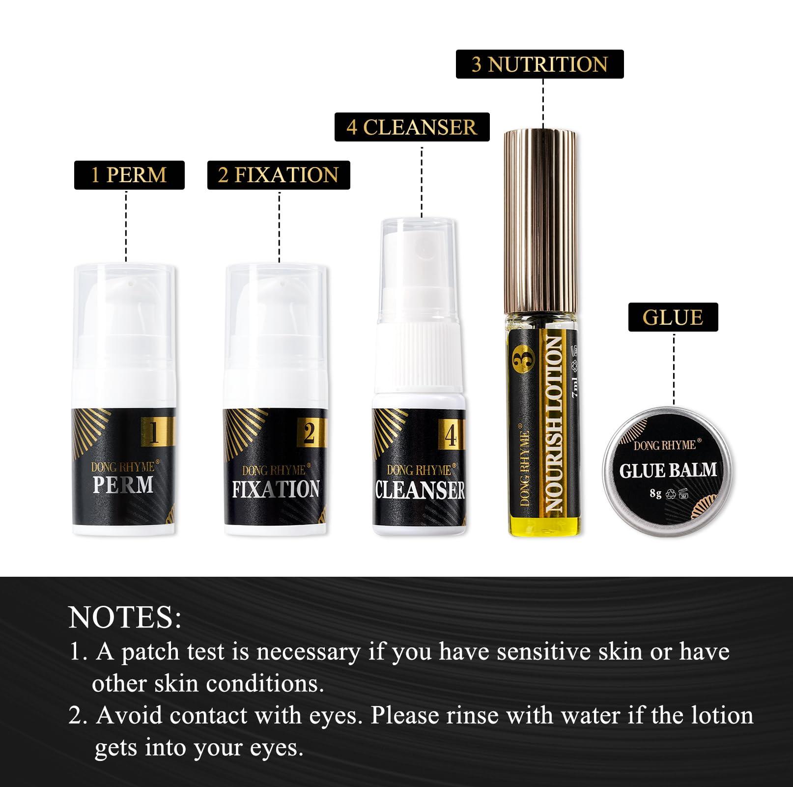 DONG RHYME DONG RHYME Brow Lamination Kit, Professional Eyebrow Lamination Kit, Semi-Permanent Brow Lift Kit, Long Lasting 6-8 Weeks Bushy & Full Brows Easy to Use Eyebrow Lift Kit at Home DIY