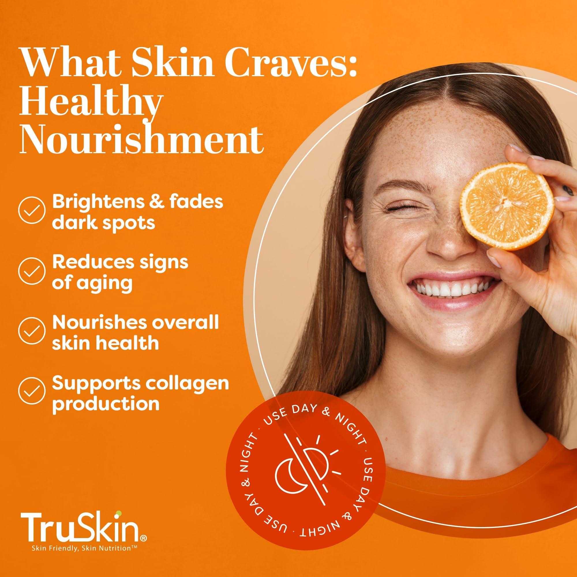 TruSkin Naturals TruSkin Vitamin C Serum & Vitamin C Scrub Duo for Brighter, Smoother and Glowing Skin