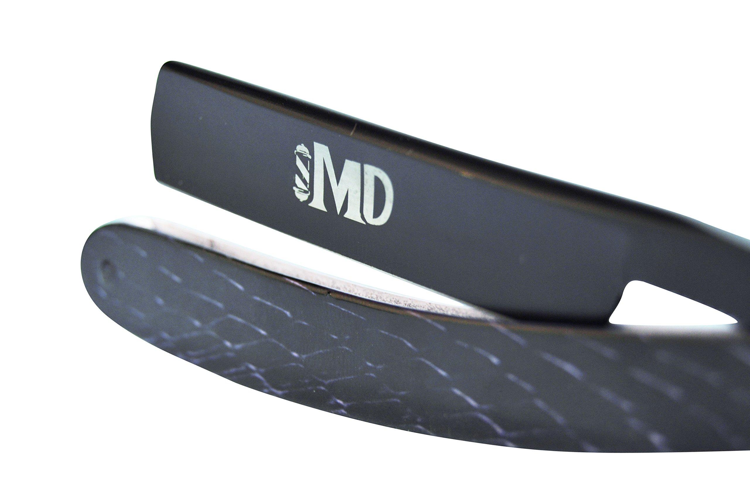 MD Barber ~Shave Ready~ MD Black Cobra Straight Razor (Black)