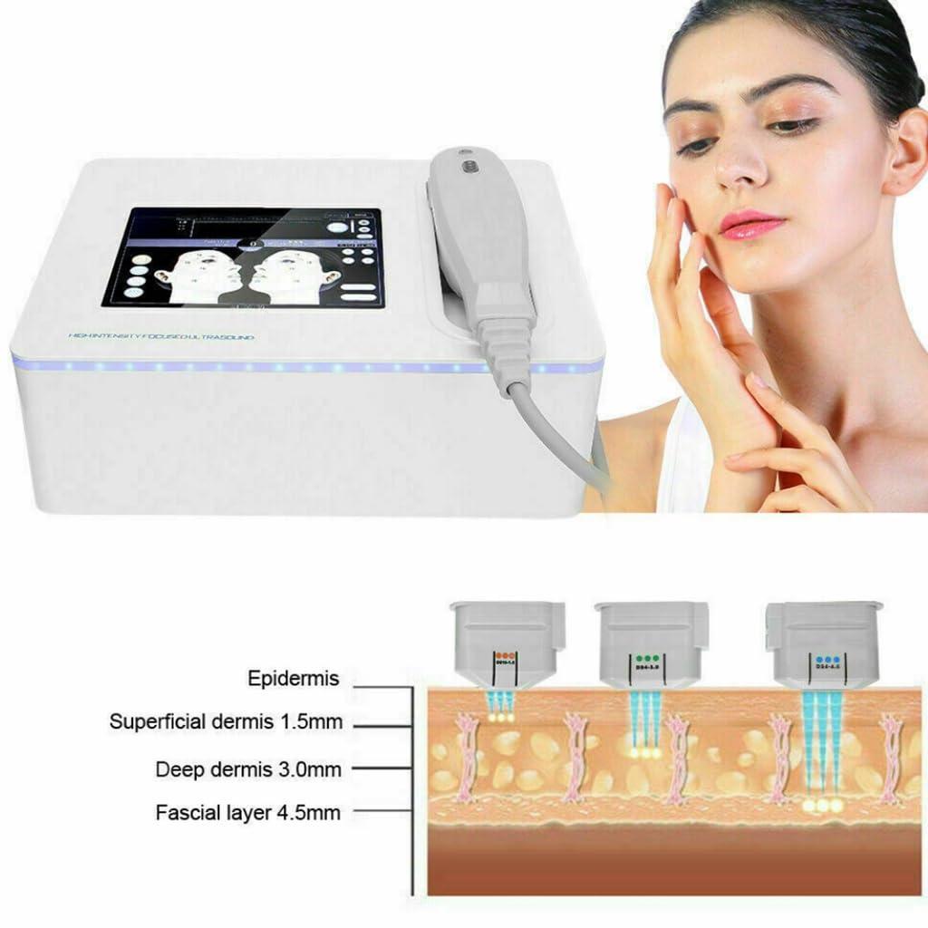 WaWaNMES Professional Face Neck Lifting Anti-Aging Wrinkle Removal Skin Beauty Machine with 3 Cartridges 10000 Shots