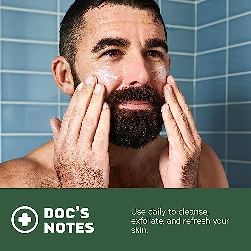 Dr. Squatch Dr. Squatch Men\'s Face Wash and Bar Soap Bundle - Exfoliating Face Wash made with Natural Ingredients - Fresh Falls Face Wash and Fresh Falls, Cedar Citrus, and Spearmint Basil Bar Soap