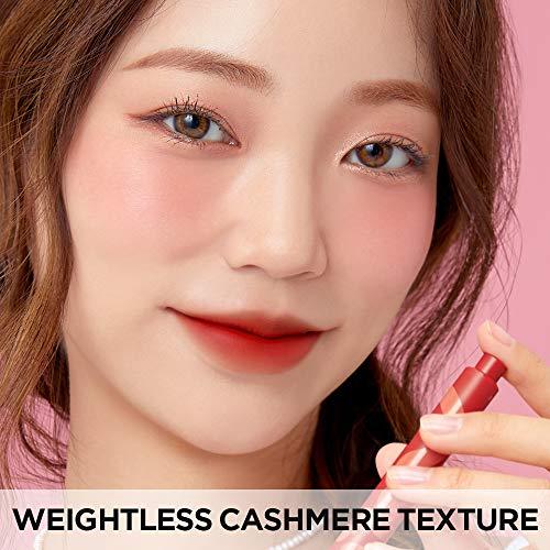 I\'M MEME I\'M MEME I\'M Tictoc Tint Lip Cashmere | Soft Matte Finish Lipstick | 006 Smoky Amber | K-Beauty | Vegan