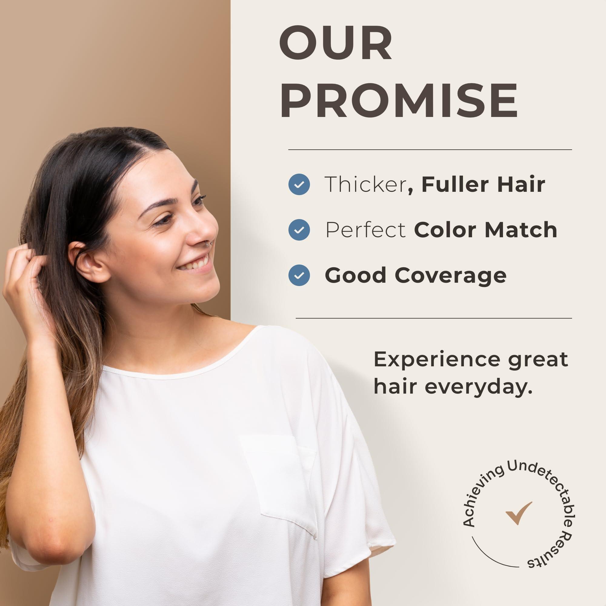 CONFIERR CONFIERR Keratin Hair Fibers for Men & Women - Fill In Fine or Thinning Hair, Instantly Thicker, Fuller Looking Hair (Auburn 15g)