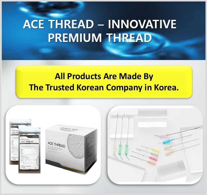 ACE Thread ACE PCL thread lift Korea face/whole body - Super Screw Type (100pcs) (26G60mm)