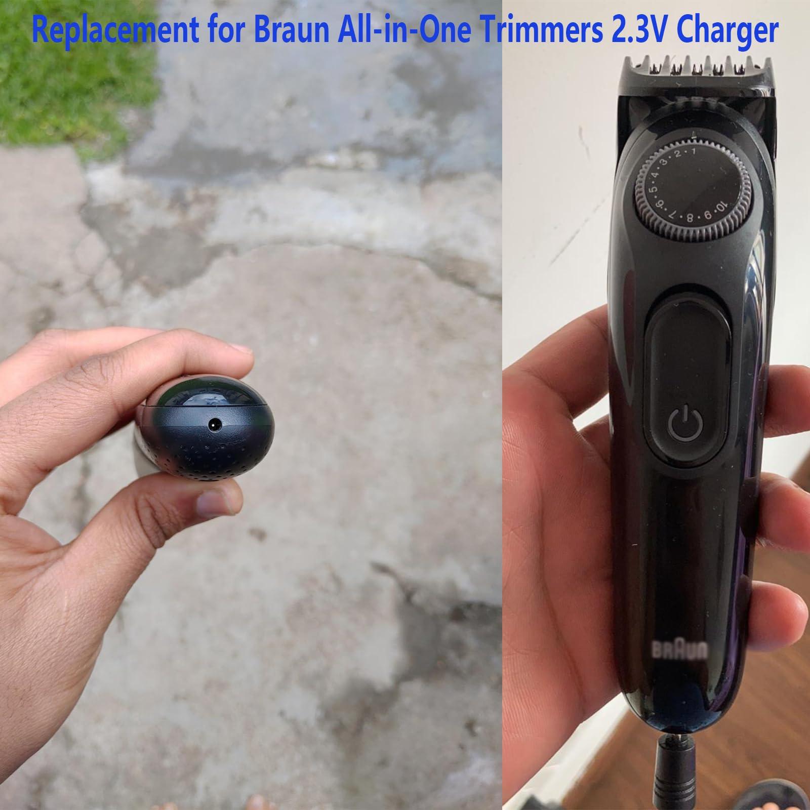 IOKOFJOA 2.3V Charger for Braun BT3000 BT3020 BT3021 BT3022 BT3221 BT3222 BT3240 MG3010 MGK3020 MGK3021 MGK3025 MGK3210 MGK3220 MGK 3221 MGK 3225 Beard Trimmer/Hair Clipper