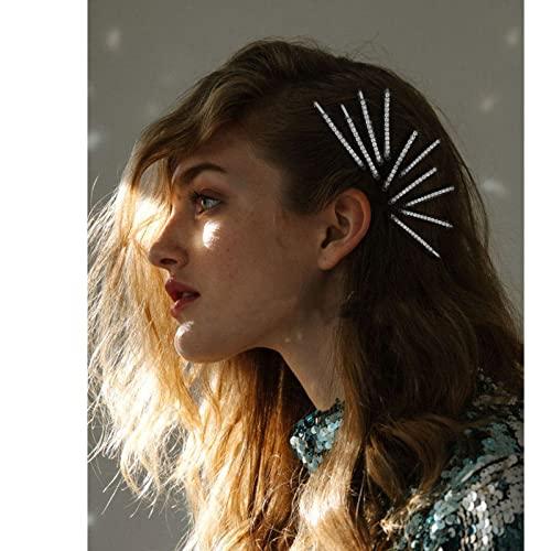 YISSION YISSION 200 Pcs Mini Hair Clips + 16 Pieces Fancy Rhinestone Bobby Pins