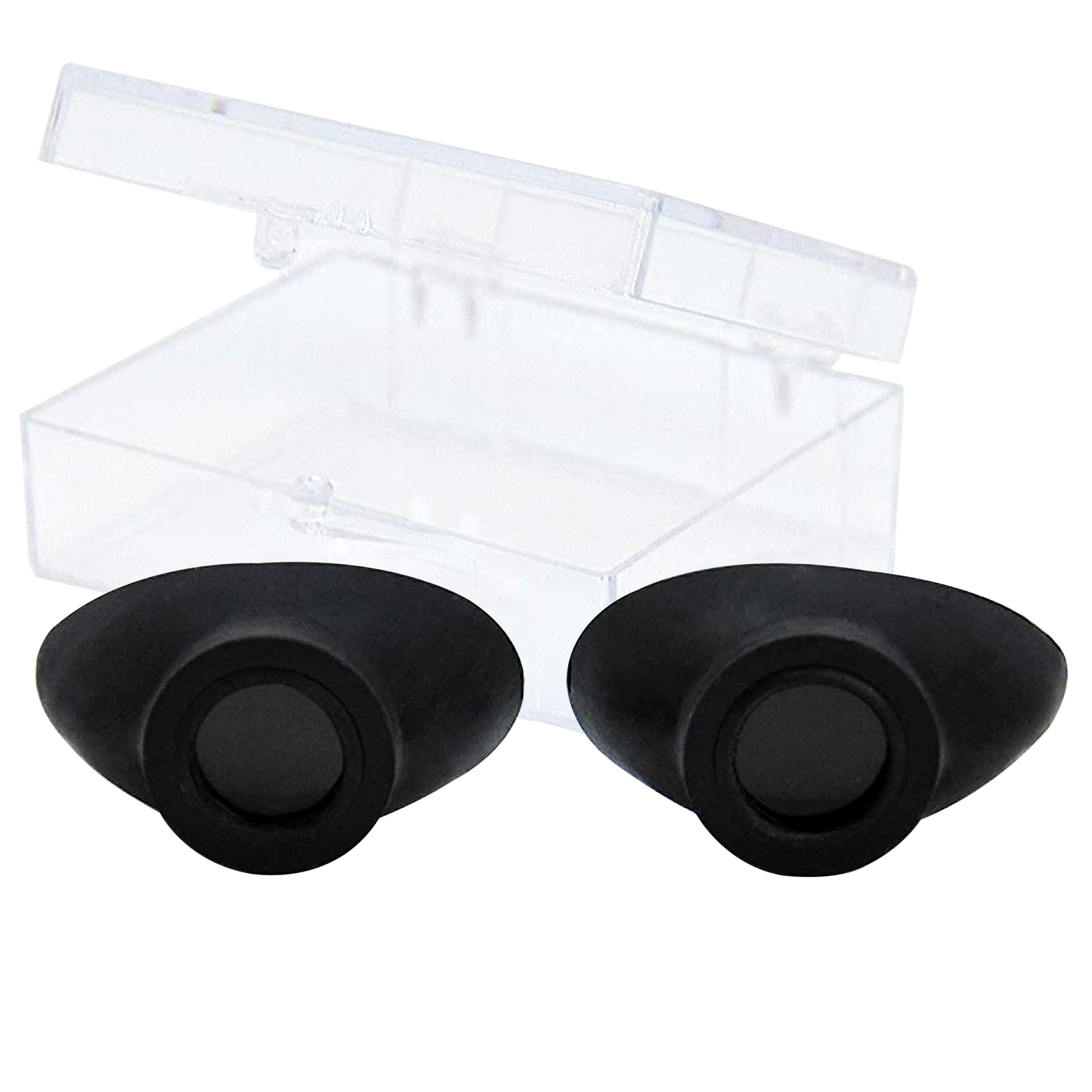 Super Sunnies Super Sunnies Slim Flex UV Eye Protection, FDA Compliant Individual Tanning Goggles Eyeshields (Black)