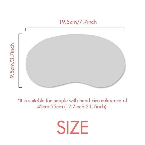 DIYthinker Blue Grid Strokes Chemistry Symbol Sleep Eye Shield Soft Night Blindfold Shade Cover