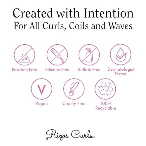 Rizos Curls Rizos Curls Trio Travel Curl Kit, Includes Travel Hydrating Shampoo, Travel Deep Conditioner, Travel Curl Cream, Gently Cleanse, Hydrate and Style, For All Curl Patterns 2a - 4c, 3 pack of 2 oz