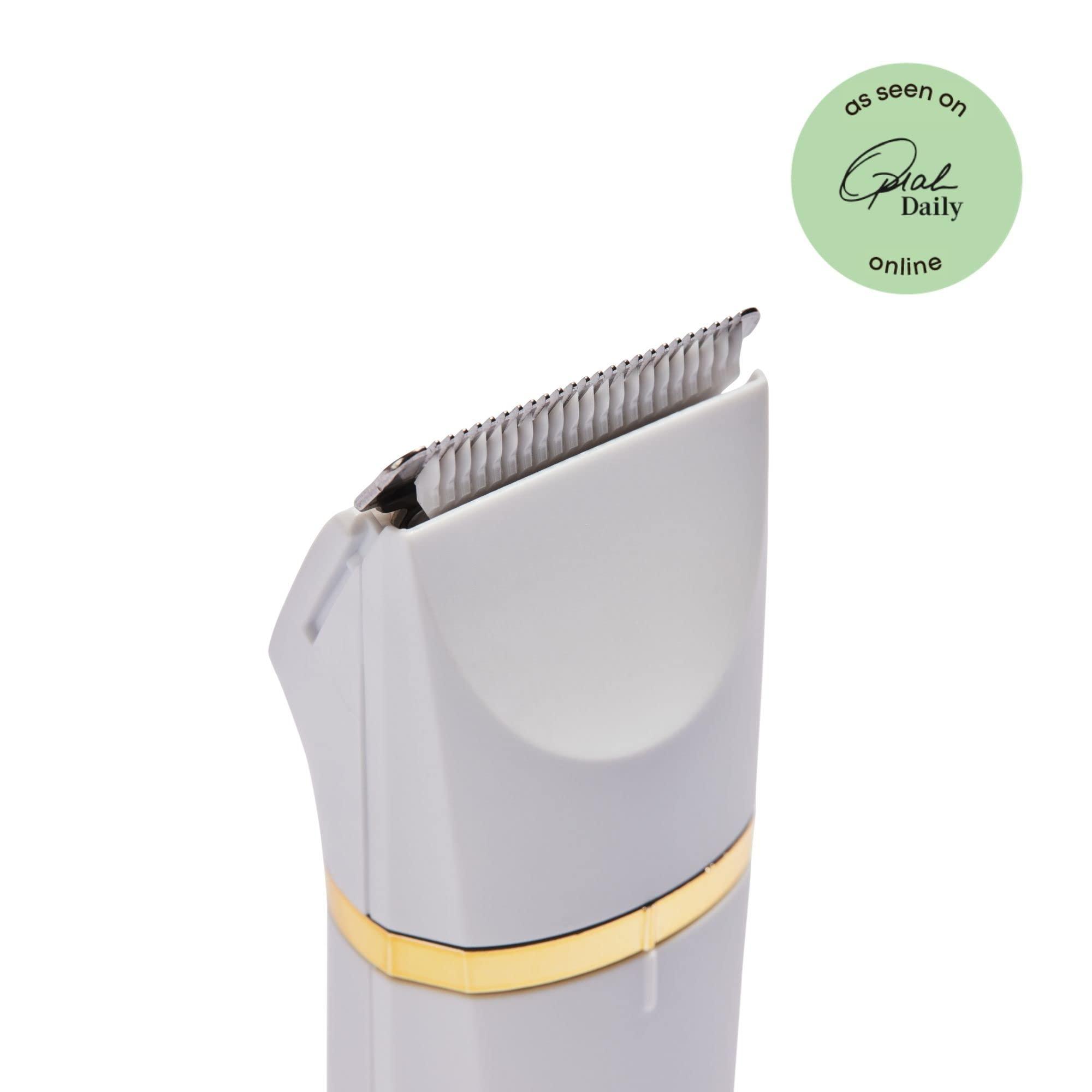 Bushbalm Bushbalm Bikini Trimmer - Electric Shaver Body Hair Razor for Women, Waterproof, Cordless Shaver for Sensitive Areas, Close Grooming for Bikini, Underarms, and Legs  Francesca Trimmer