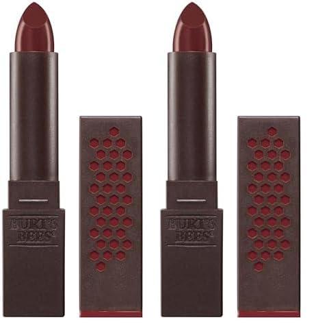 Burt's Bees Burt's Bees 100% Natural Moisturizing Lipstick, Russet River, 1 Tube (Pack of 2)