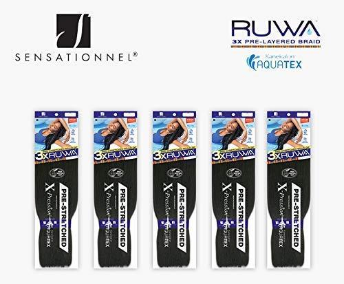Sensationnel Braids Sensationnel Synthetic Hair Braids X-Pression 3X RUWA PRE-STRETCHED Braid 24" (5-Pack, BG)