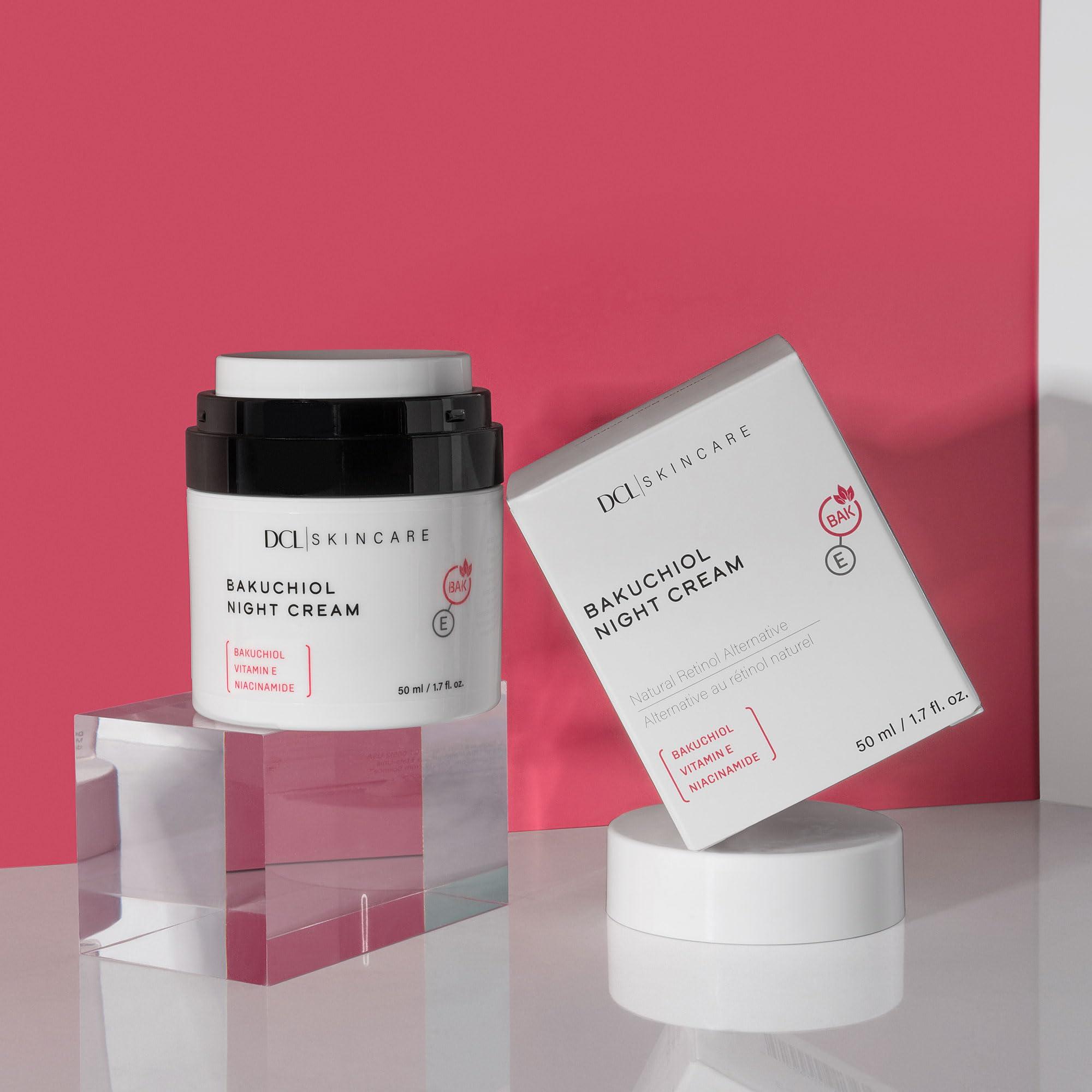 DCL DCL Skincare Bakuchiol Night Cream Natural Retinol Alternative with Niacinamide and Vitamin E, 1.7 mL