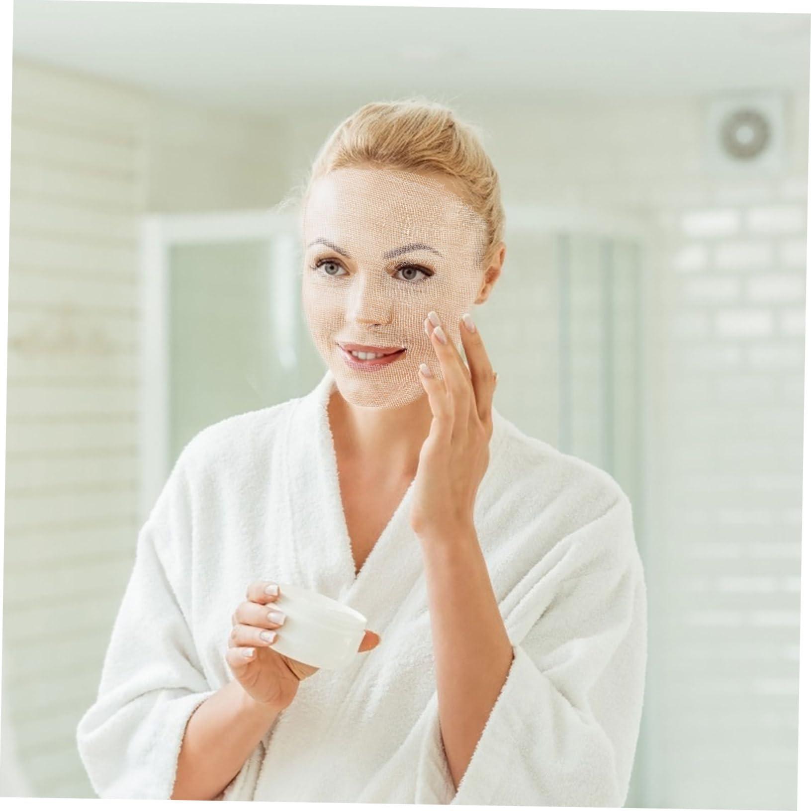 Baluue Baluue Disposable Mask Sheets Facial Mask Sheets Skin Care Full Facial Mask Soothing Mask Single Time Use Face Mask Sheets