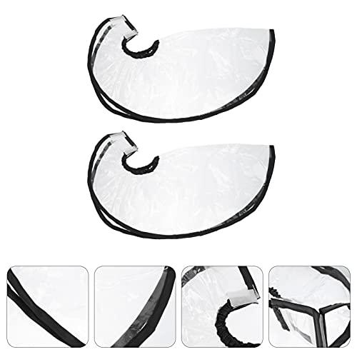 HEALLILY HEALLILY 2pcs Hair Shampoo Funnel Hair Washing Funnel Apron Hair Dye Cape Rinse Shampoo Washing Tool for Upright Position Washing Elderly Home Salon Black