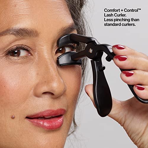 REVLON Revlon Comfort and Control Eyelash Curler, Easy to Use with Storage for Refill Pads