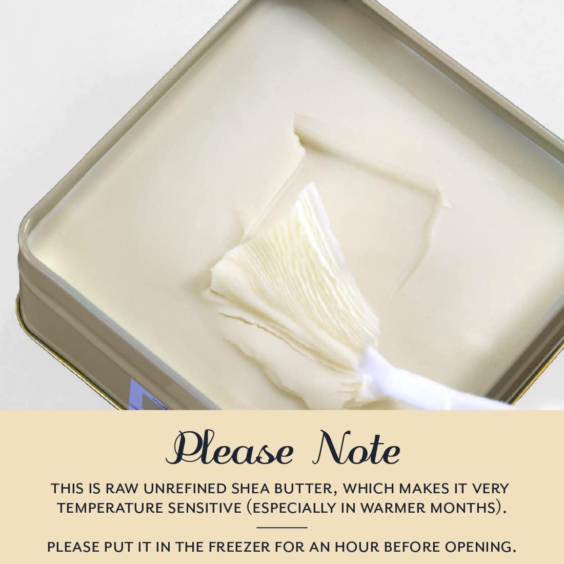 Mother's Shea Mother's Shea Whipped Shea Butter (Vanilla, 2 Oz Tins - Set of 3) 100% Pure Raw Unrefined African Shea - Organic, Sustainably-Sourced Ingredients - Natural Skin & Hair Care