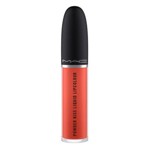 MAC M.A.C Powder Kiss Liquid Lipcolour - 998 Sorry Not Sorry (Dirty pumpkin orange)
