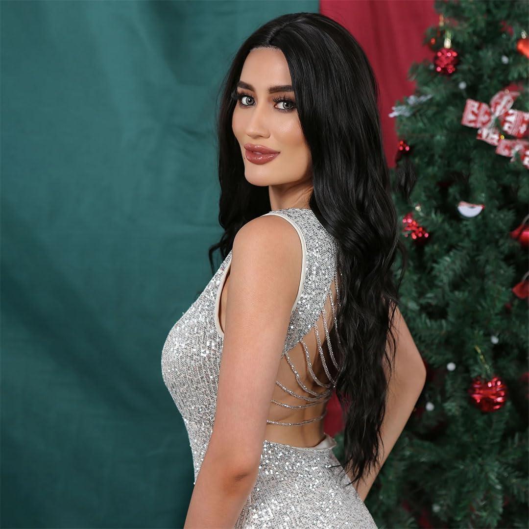 Generic Generic Synthetic Wigs Natural Hairline Lace Front Wigs For Women