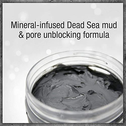 Pure Body Naturals Pure Body Naturals Dead Sea Mud Mask - Face Mask and Body Mud for Acne, Blackheads, and Oily Skin - Facial Self Care for Men and Women - Minimize Pores with Deadsea Mud, Clay, Charcoal - 8.8 Ounce