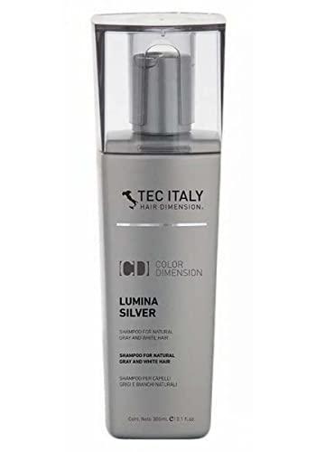 Tec Italy Tec Italy Lumina Silver Shampoo for Natural Gray and White Hair 10.1 oz (Pack of 2)