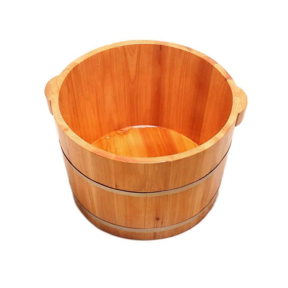 JHDPH JHDPH Wood Foot Bath Bucket Pedicure Barrel Footbath, Foot Washing Barrel, Solid Wood Foot Soaking Barrel Bucket, Foot Bath Barrel