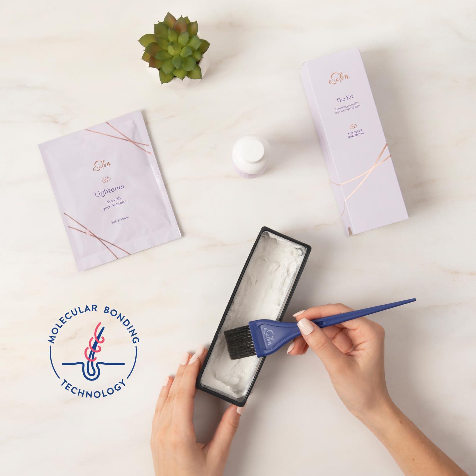 eSalon eSalon Light Set, Balayage Hair Highlighting Kit, Professional Grade At-home Highlighting Kit (Light Copper & Mahogany)