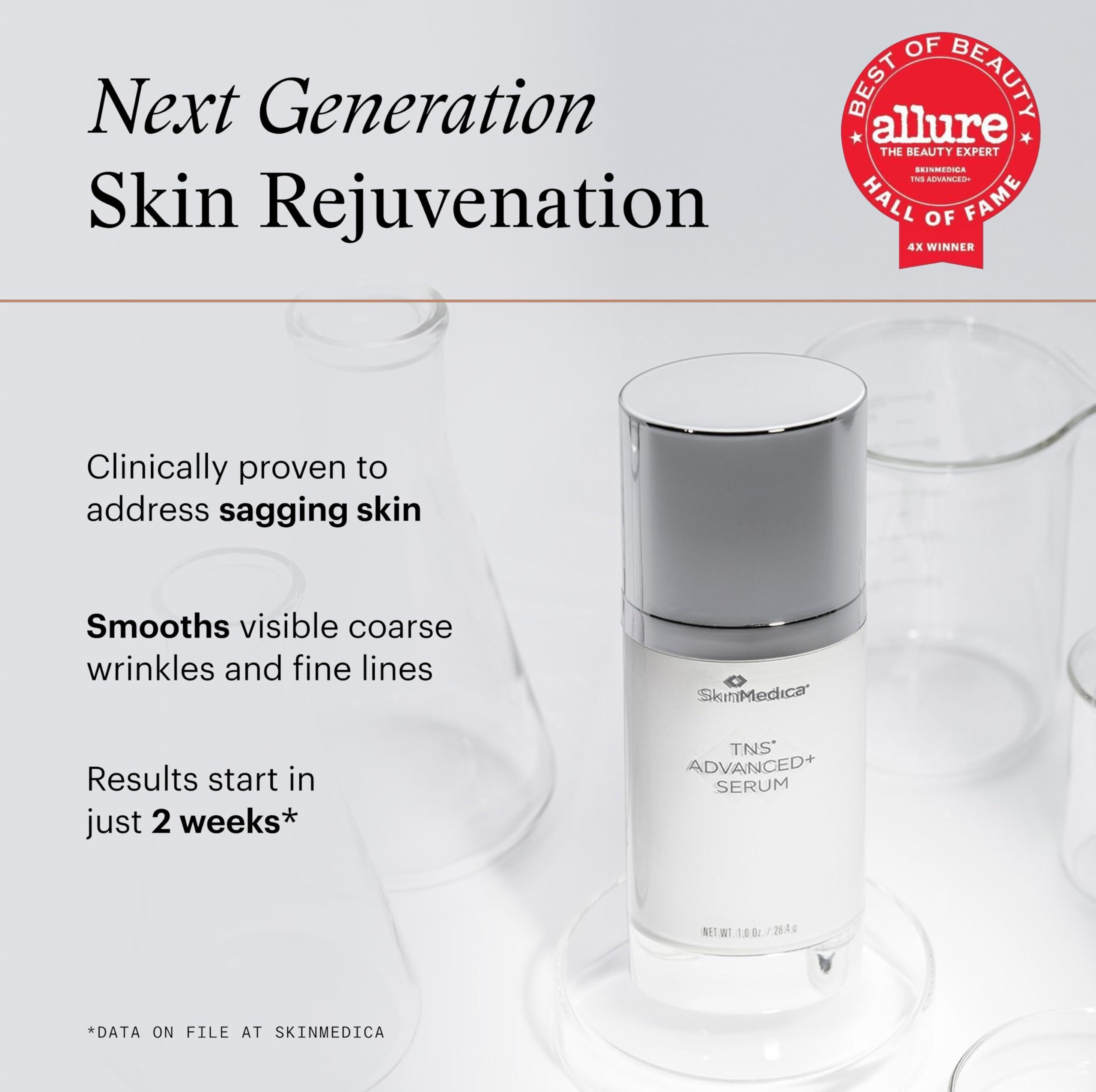 SkinMedica SkinMedica TNS Advanced+ Serum - Our Premium Facial Skin Care Product, the Secret to Flawless Skin. Age-Defying Face Serum for Women is Proven to Address Wrinkles and Fine Lines for Glowing Skin,1 Oz
