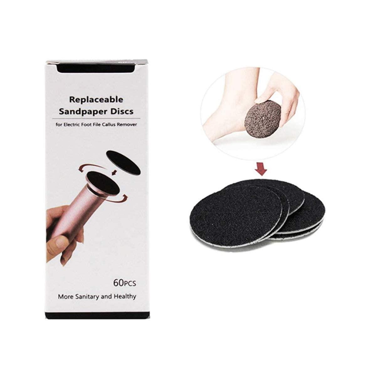 Dr.Pedi Dr.Pedi 60pcs 80 Grit Coarse Sand Replacement Sandpaper Electric Foot Callus Remover Feet Discs Professional Pedicure Foot File for Women Men Dead Dry Hard Skin Calluses