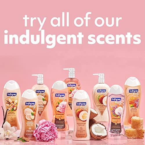 Softsoap Softsoap Body Wash, Coconut Butter Scrub , Exfoliating Body Wash, 20 Ounce, 4 Pack