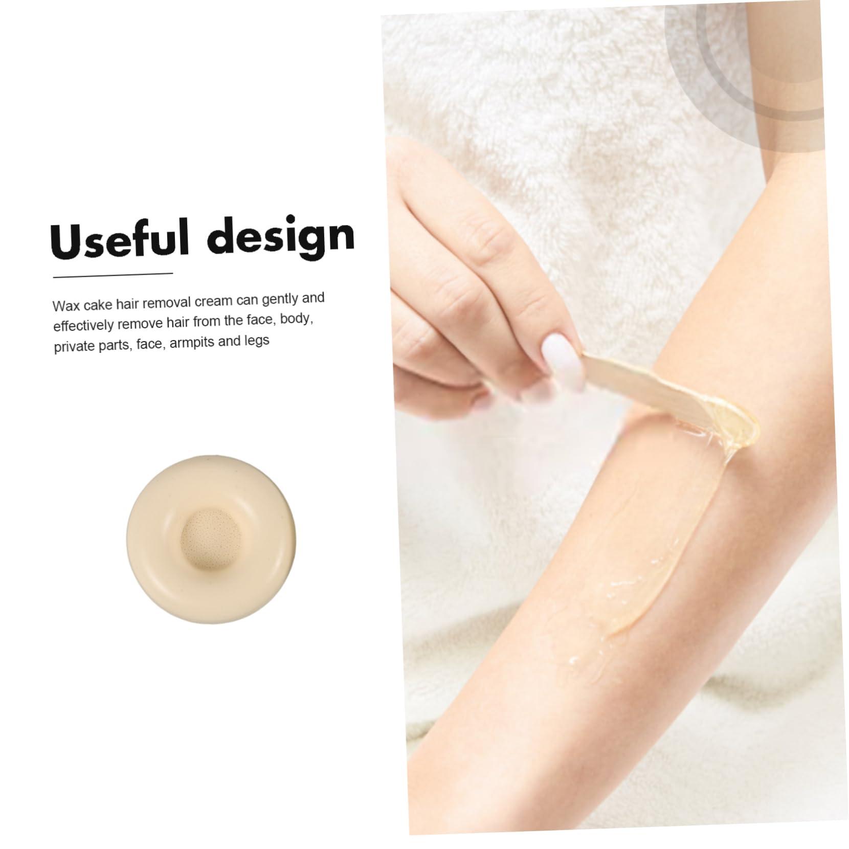 FOMIYES FOMIYES 3sets Wax Cake Hair Removal Cream Painless Wax Beads Body Wax Beads Facial Hard Wax Beans Wax Blocks for Skin Hair Removal Wax Beans Lavender Wax Beads Waxing Blocks White 10pcs*3