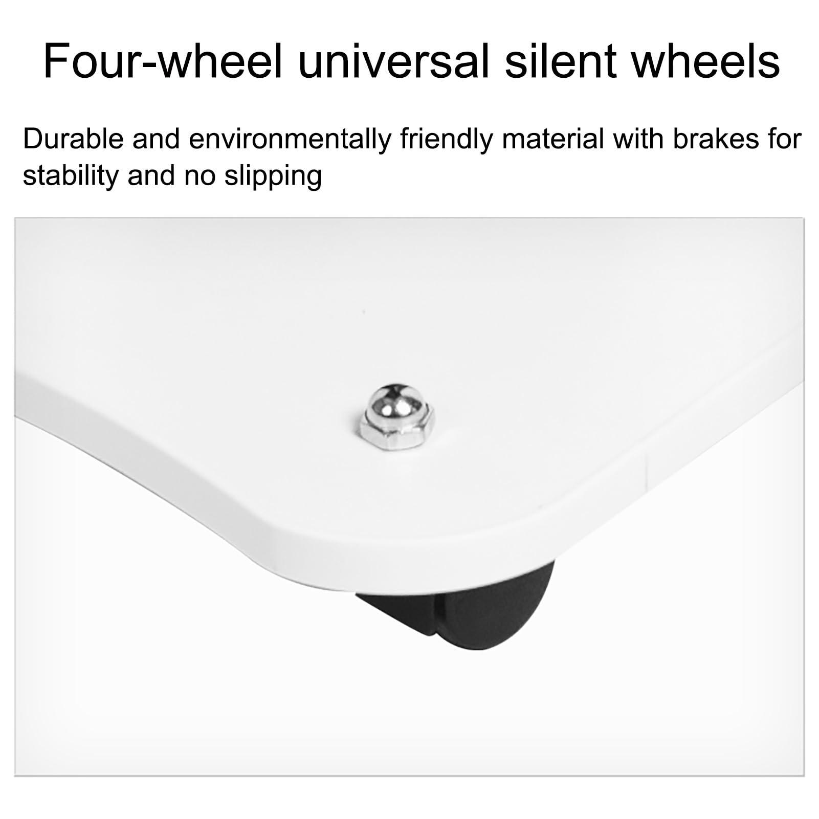 JHDXL Beauty Cart, with Storage Tray, Sturdy Esthetician Metal Trolley Cart, Stand Beauty Instrument, Tattoo Roller Tray Beauty Hair Salon Instrument Tray