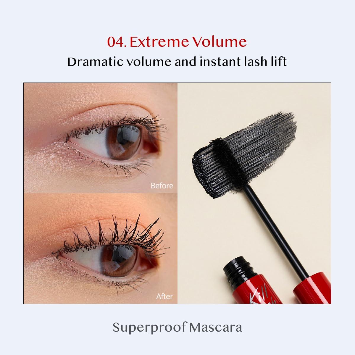 CLIO PROFESSIONAL CLIO Kill Lash Superproof Mascara (04 EXTREME VOLUME BLACK)
