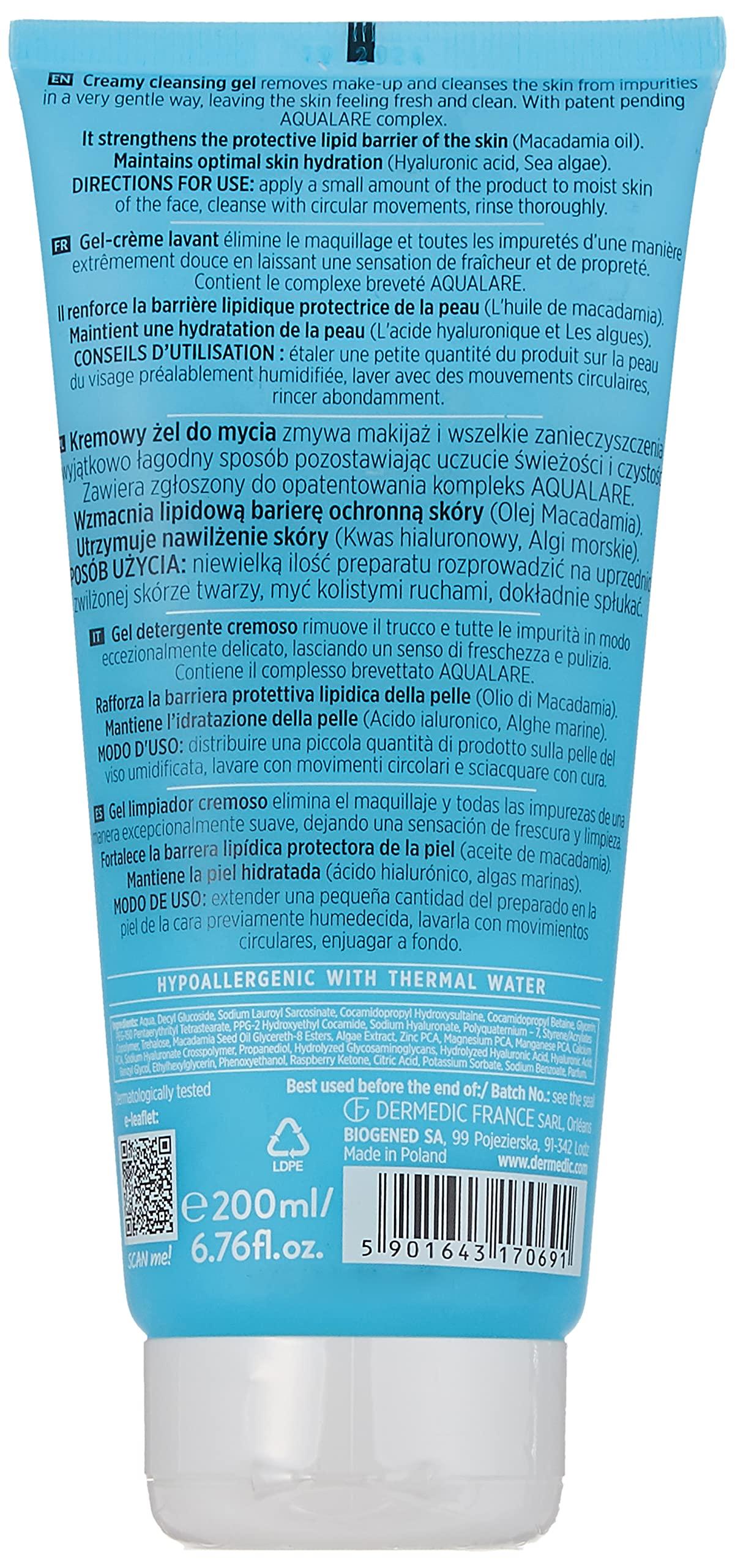 dermena HYDRAIN 3 HIALURO creamy cleansing gel