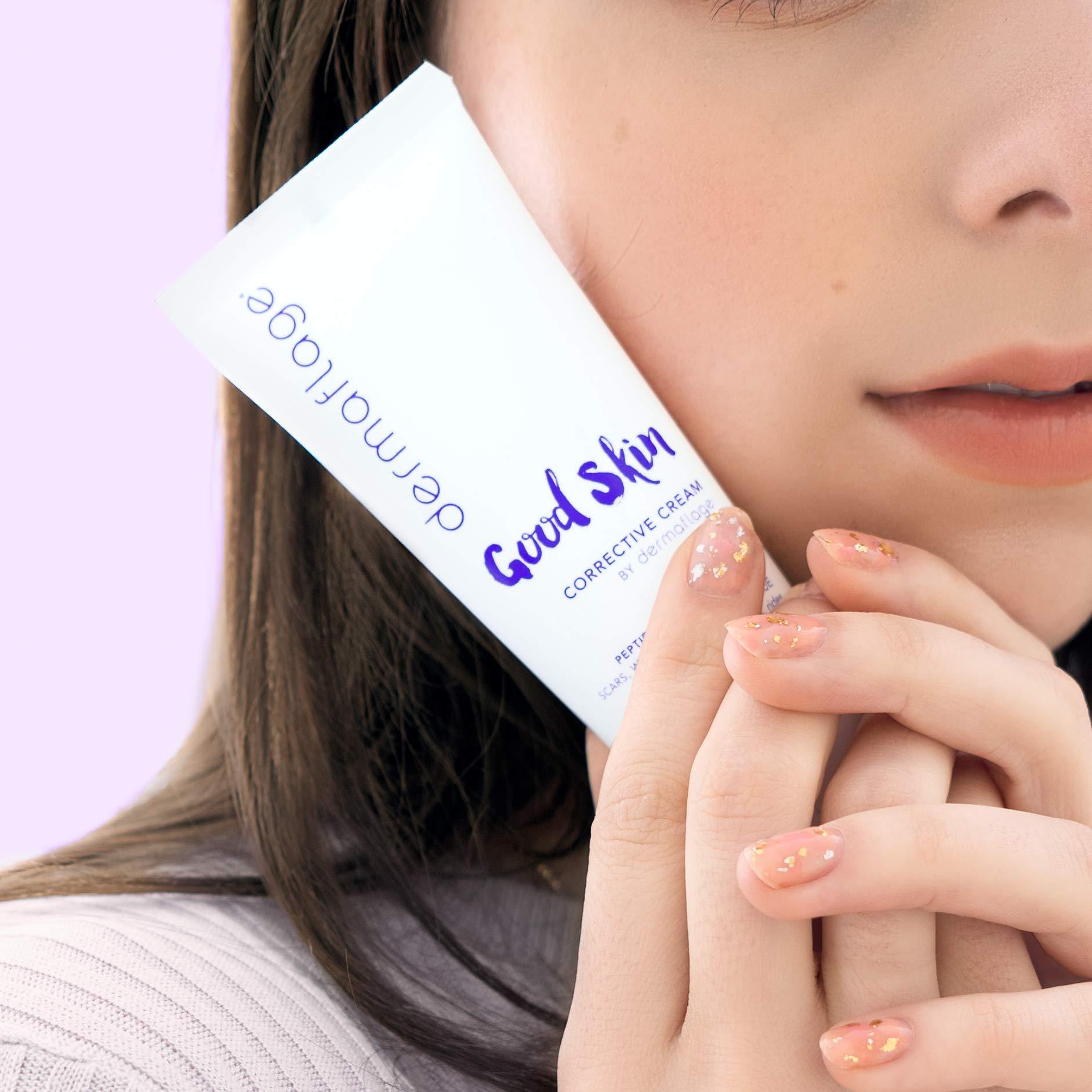 Dermaflage Dermaflage Acne Scar Removal Cream With Peptide Power, Fade Acne, Surgical Scars, Stretch Marks And Wrinkles With Good Skin, 2 oz.