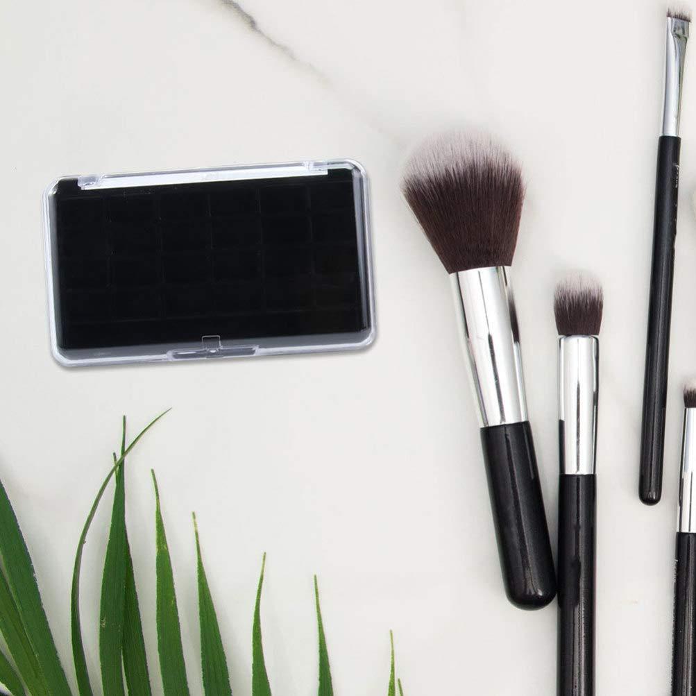 Beaupretty 2pcs 24 Empty Eye Shadow Box Lipstick Case Cosmetic Palettes Eyeshadow Plate Empty Eyeshadow Palettes Plastic Eyeshadow Container Lipstick Plastic Case Makeup Tool Cosmetic Case