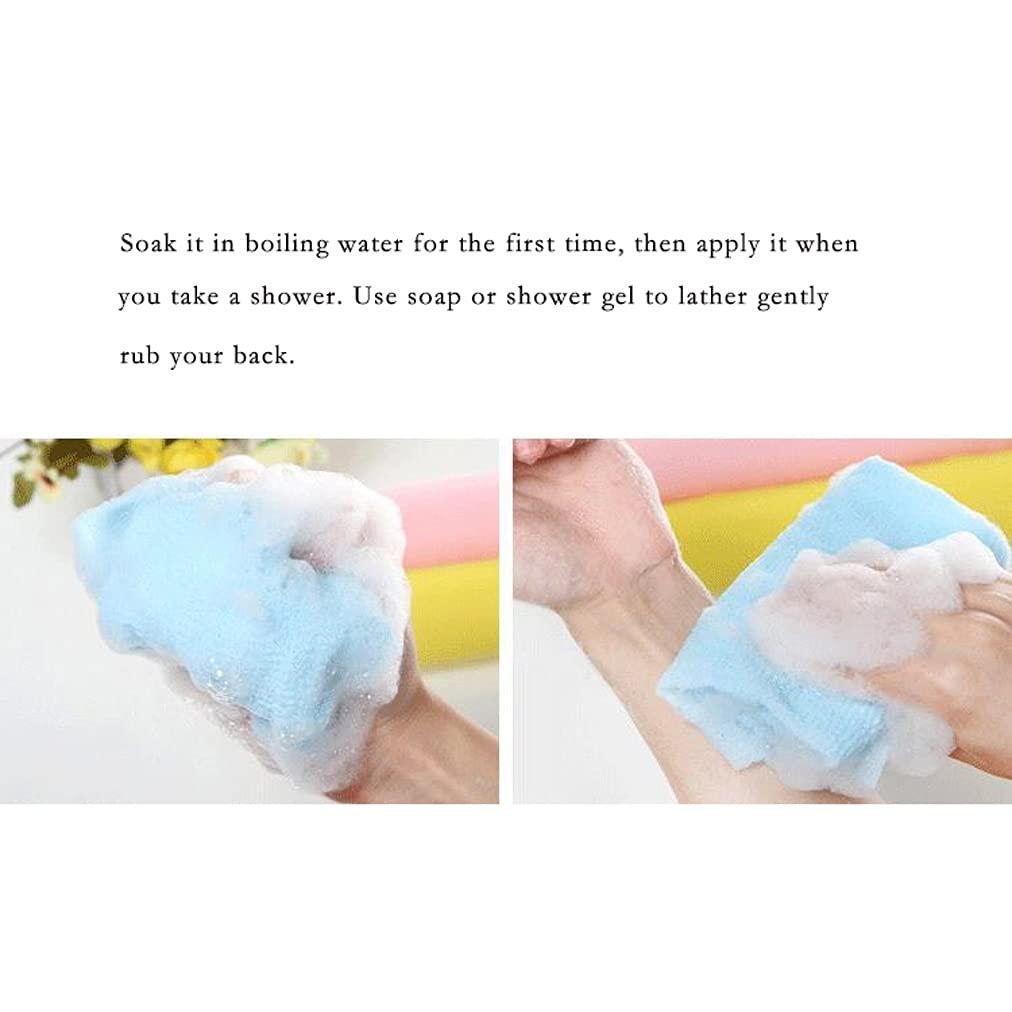YAYA2021-SHOP Exfoliating Washcloths Exfoliating Shower Towel Body Scrubber Shower Towels Nylon Exfoliating Washcloth for Effective Exfoliation, Rinses Clean, Lightweight (Blue) Exfoliating Towel for Body