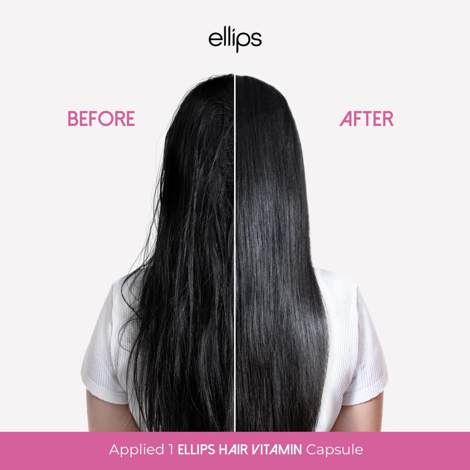 Ellips Ellips Hair Vitamin Hair Treatment, 50 Capsules - Hair Oil & Heat Protectant for Frizzy Hair - Support Healthy Shiny Hair