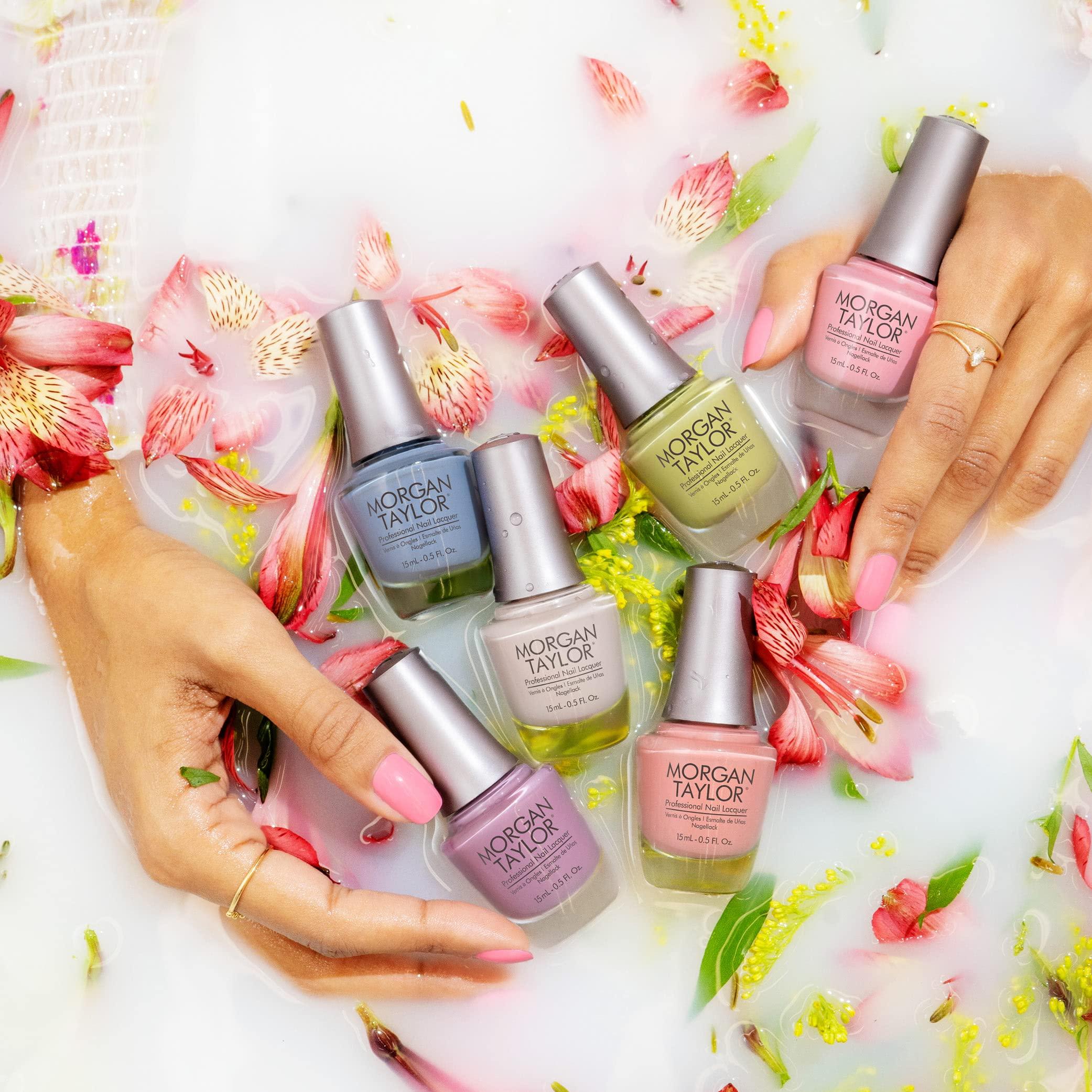 Morgan Taylor Morgan Taylor Pure Beauty Collection - Professional, Vibrant, Chip-Resistant, Fast-Drying, Long-Lasting, High-Shine, Perfect for Manicures & Pedicure (Test The Waters, 15mL)