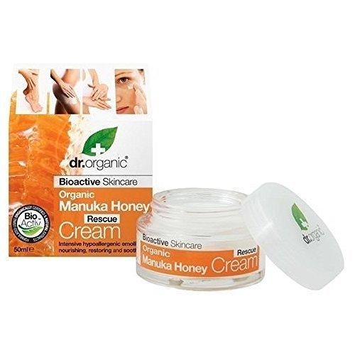 dr.organic 1 X 50ml Dr Organic Manuka Honey Rescue Cream Bioactive Intensive Care Emollient