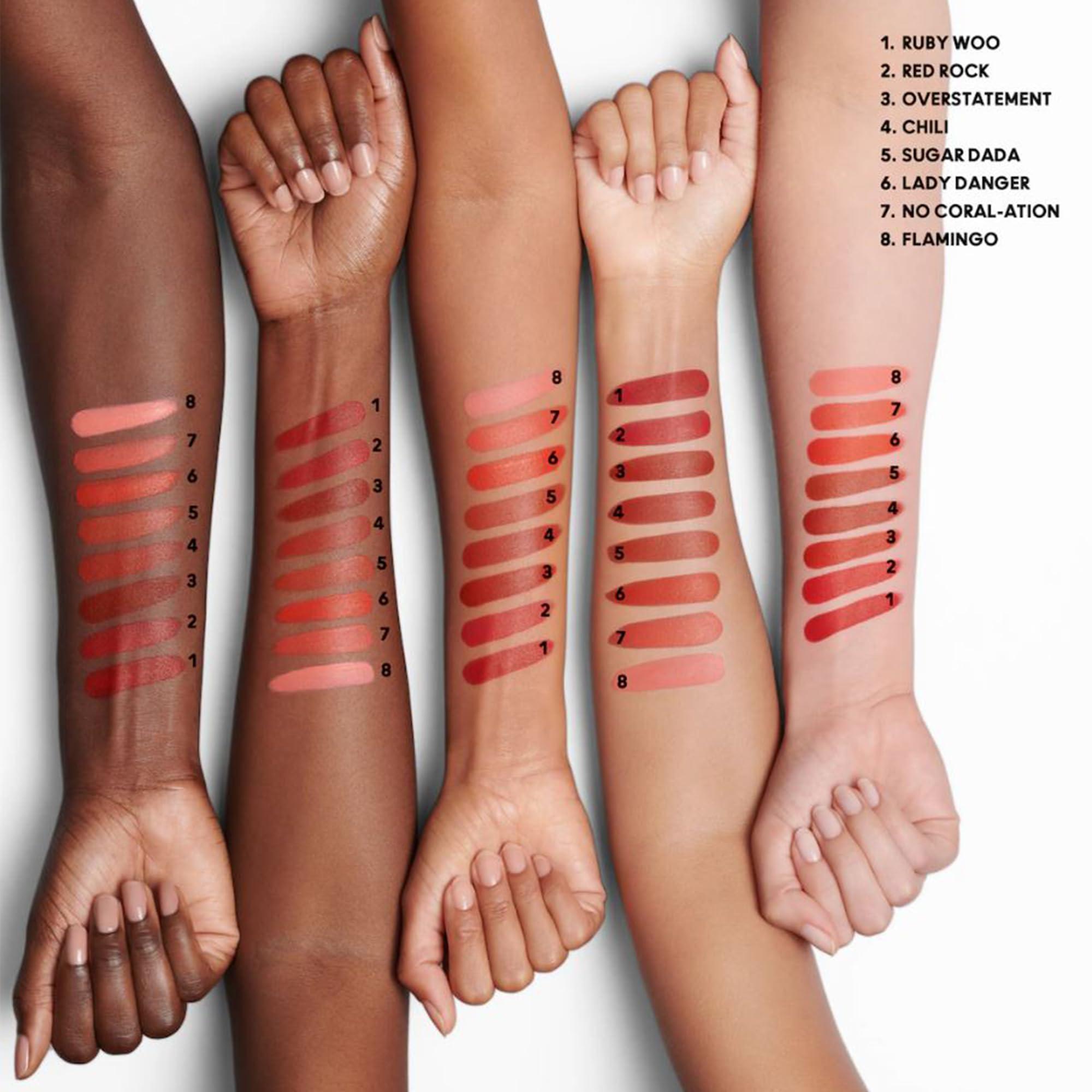 MAC MAC Macximal Silky Matte - Ruby Woo for Women - 0.11 oz Lipstick