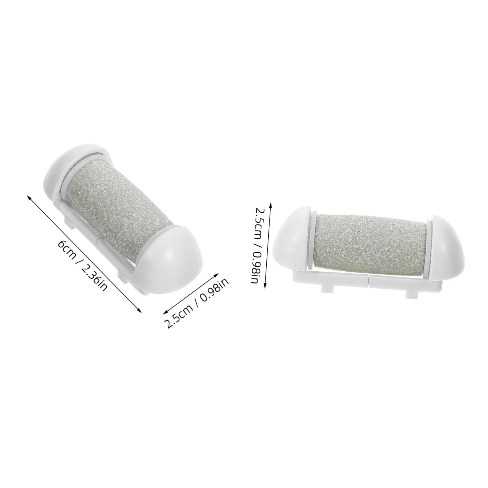 IWOWHERO IWOWHERO 5pcs Electric Foot Grinder Accessories Cuticle Electric Foot File Roller Glove Heads Electric Drill Bit Sharpener Electric Pedicure Electrical Tools Pedicure Supplies Plastic Grey