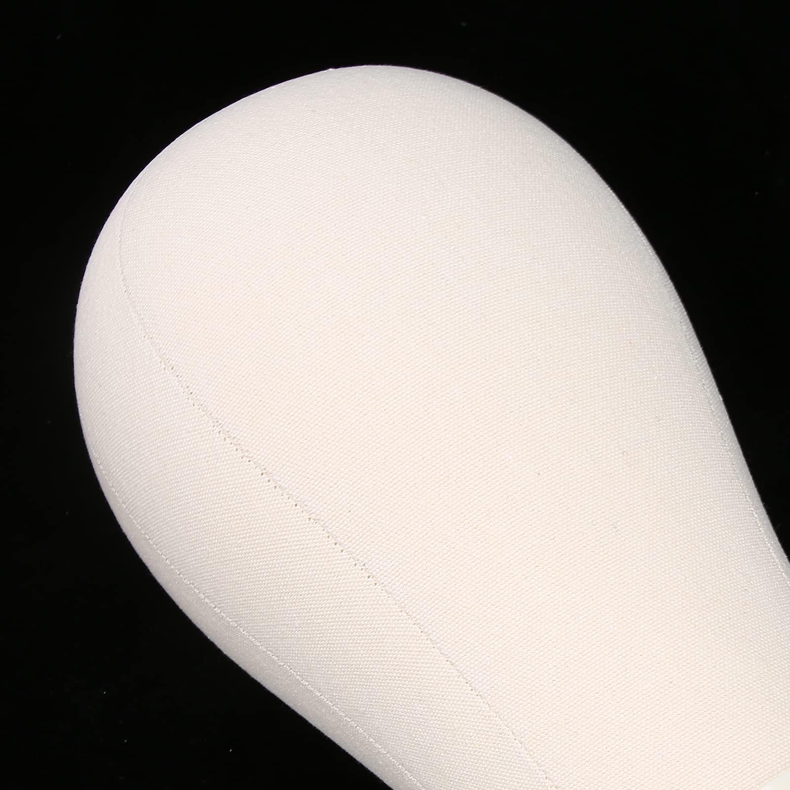 TIKATARER TIKATARER Wig Head, wig stand Cork Canvas Block Head For Styling And Display, Mannequin Head Stand for Styling and Display, Design for Wigs and Hats for Hairdressers and Salon Use (Canvas